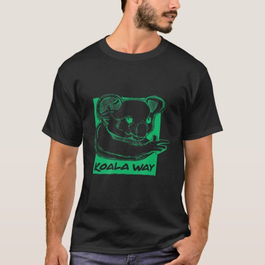 T-shirt Qualité à la manière Koala (Devant)