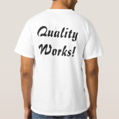 T-shirt Qualité Fonctionne ! (Dos)
