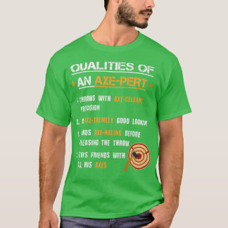 T-shirt Qualités AxePert Ax Thrower Funny Ax Throwing P