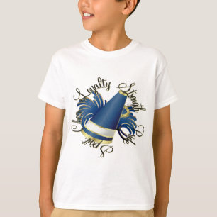 T-shirt Qualités de bleu et d'or d'acclamation