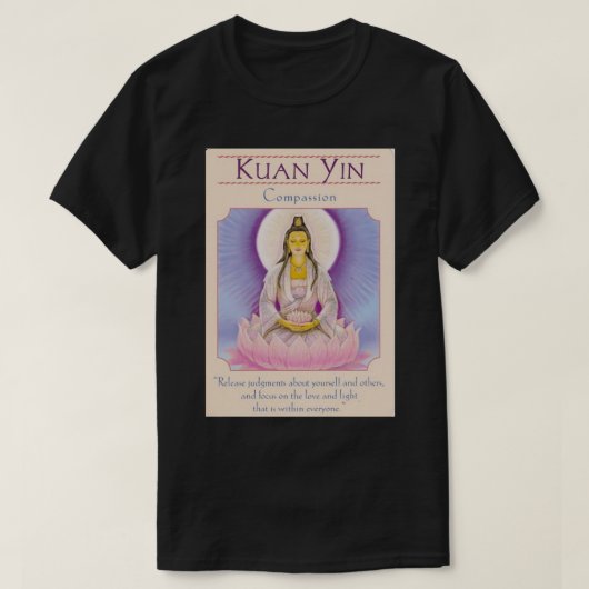T-shirt Quan Yin Et Compassion (Design devant)