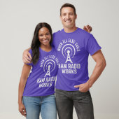 T-shirt Quand All Other échoue Ham Radio Works Morse Code (Unisexe)