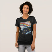 T-shirt Quand il pleut recherchez les arcs-en-ciel (Devant entier)