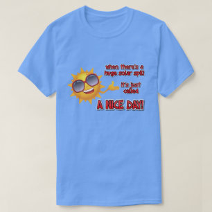 T-shirt quand il y a une flaque d'huile énorme…