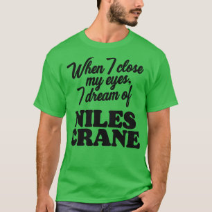 T-shirt Quand je ferme les yeux, je rêve de la grue de Nil