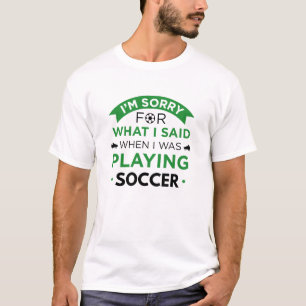 T-shirt Quand Je Jouais Au Football