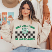 T-shirt Quand J'Étais Jeune, Nous Avions 9 Planètes, Pluto