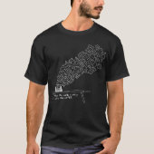 T-shirt Quand la Muse se met enfin au café (Devant)