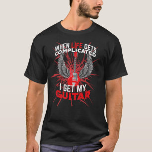 T-shirt Quand la vie devient compliquée, je reçois ma guit