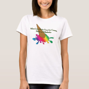 T-shirt Quand la vie fond votre crème glacée LGBT T-Shir