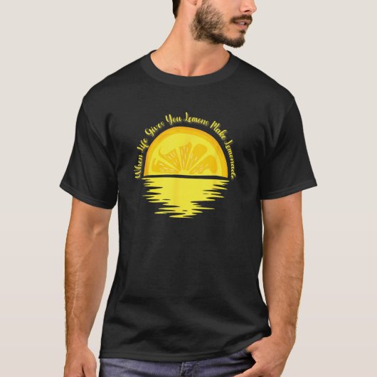 T-shirt Quand la vie vous donne des citrons faire... - Lem (Devant)