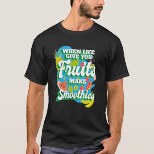 T-shirt Quand La Vie Vous Donne Des Fruits, Je Fumée Frui