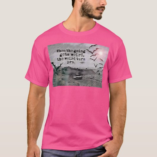 T-shirt Quand L'Arrivée Devient Étrange Le Bizarre Tour Pr (Devant)