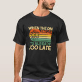 T-shirt Quand le DM sourit drôle Dungeon Eye RPG Dice Drag (Devant)