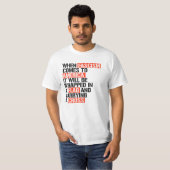T-shirt Quand le fascisme arrive en Amérique (Devant entier)