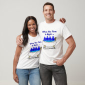 T-shirt Quand le temps est exact (Unisexe)