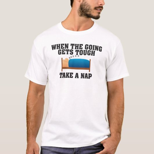 T-SHIRT QUAND LES CHOSES DEVIENNENT DIFFICILES PRENEZ UNE (Devant)