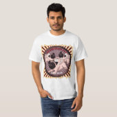 T-shirt Quand les pug volent (Devant entier)