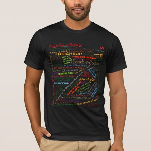 T-shirt Quand on parangine (Devant)