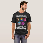 T-shirt Quand quelqu'un attaque un membre d'un parti, on r (Devant entier)