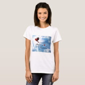 T-shirt Quand quelqu'un que vous aimez, cardinal (Devant entier)