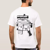 T-shirt Quand SHTF… ne regardent pas à moi.  AR-15 (Dos)