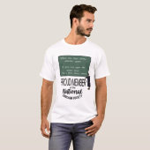 T-shirt Quand une porte se ferme, une autre s'ouvre. Citat (Devant entier)