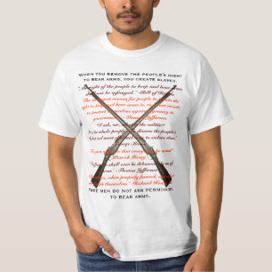 T-shirt Quand vous enlevez les personnes droites de