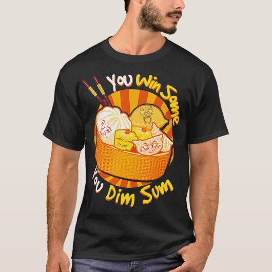 T-shirt Quantité De Nourriture Chinoise Dim Sum Pour Les P (Devant)