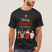 T-shirt Quarantaine Noël 2020, Joyeux Pajamas de Noël (Devant)