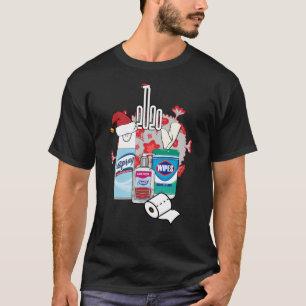 T-shirt Quarantaine Noël amusant pour les Essentials de No