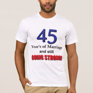 T-shirt quarante-cinquième Anniversaire