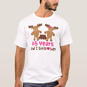T-shirt quarante-cinquième Cadeau d'anniversaire pour lui