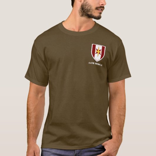 T-shirt quarante-quatrième Pièce en t Médicale de brigade (Devant)