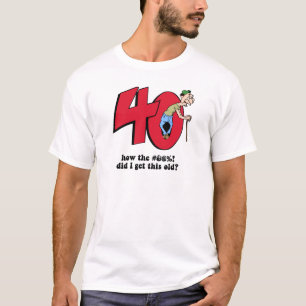 T-shirt quarantième anniversaire