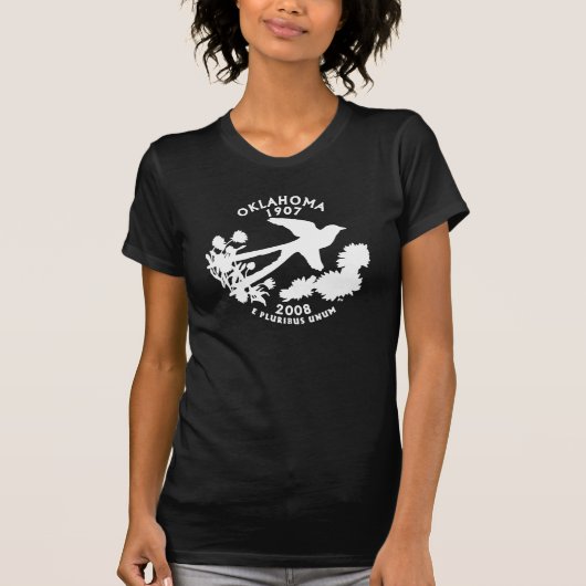 T-shirt Quart de dollar de l'Oklahoma (Devant)