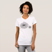 T-shirt Quart de penny de penny (Devant entier)