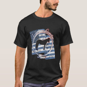 T-shirt Quarter Horse Ranch Rodéo Barrel Racing