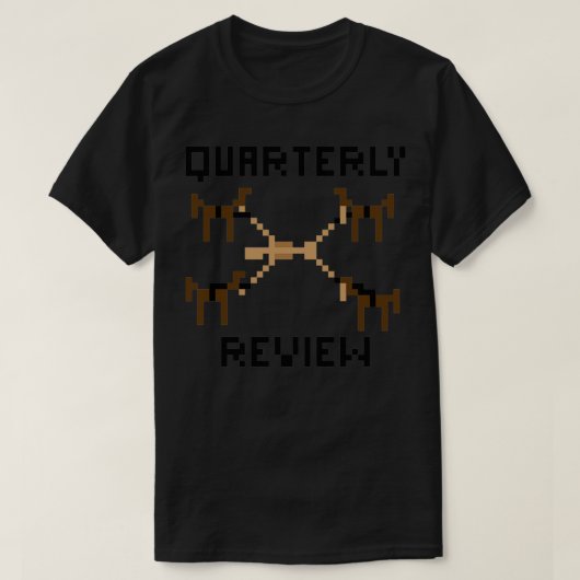 T-shirt Quarterly Review (Design devant)