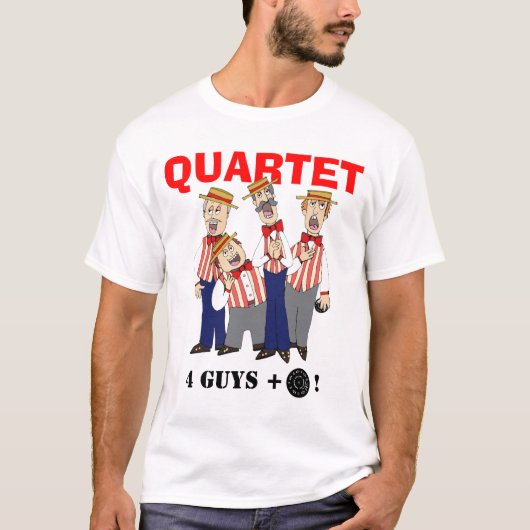 T-shirt Quartet de raseur-coiffeur (Devant)