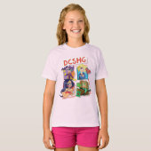 T-shirt Quartet Filles DC Super Hero (Devant entier)