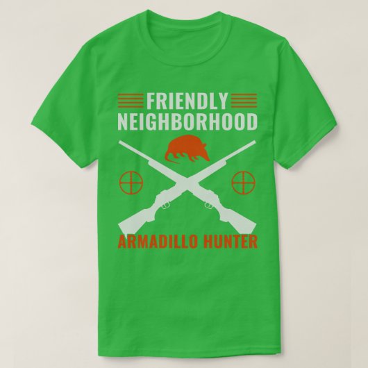 T-shirt Quartier convivial Armadillo Hunter Armadillo H (Design devant)