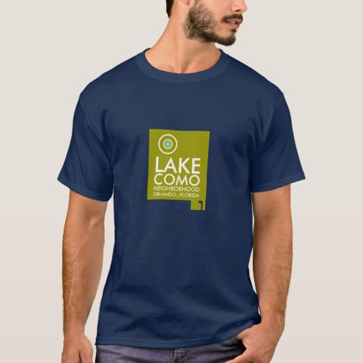 T-shirt Quartier du lac Como (Devant)