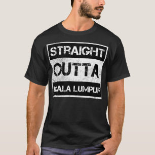 T-shirt Quartier Vintage de Kuala Lumpur Malaisie