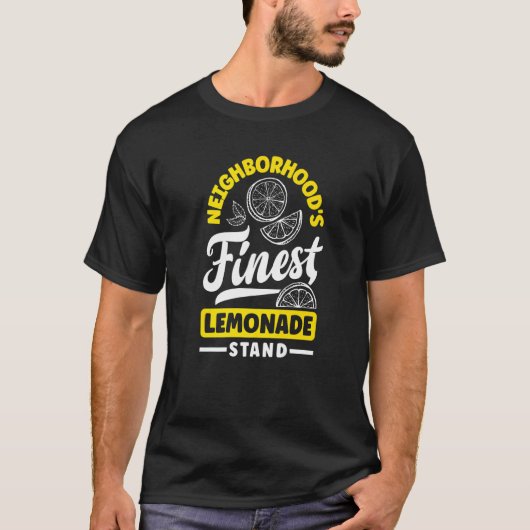 T-shirt Quartiers des magasins de jus Finest Lemonade Stan (Devant)