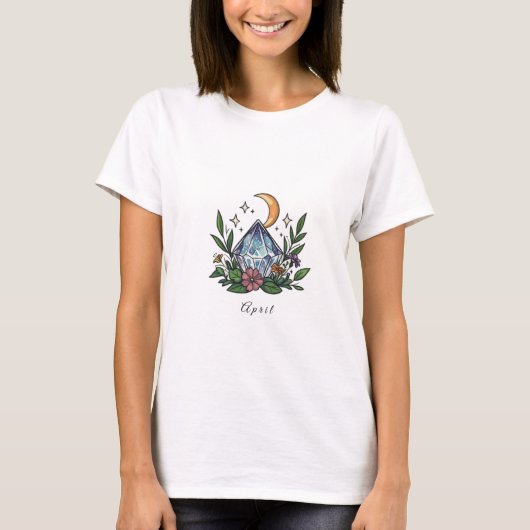 T-shirt Quartz d'avril (Devant)