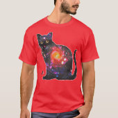 T-shirt Quasar Espace Dans Chat (Devant)