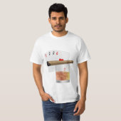 T-shirt Quatre As, Un Verre et Un Cigar (Devant entier)