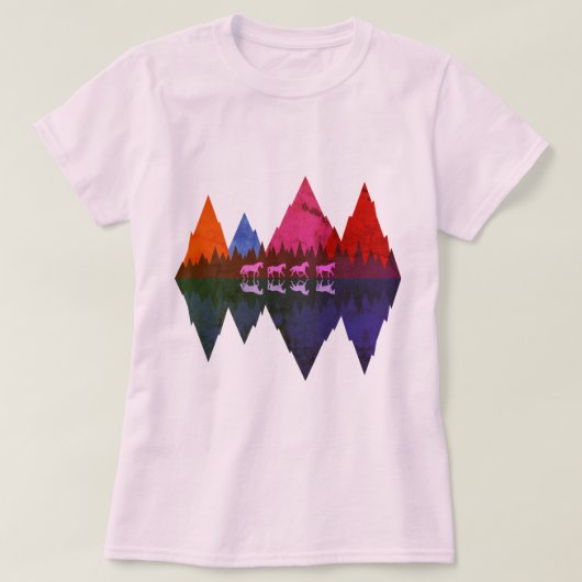 T-shirt Quatre chevaux (Design devant)