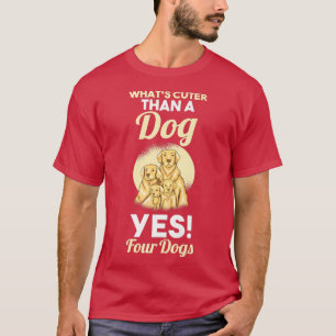 T-shirt Quatre chiens
